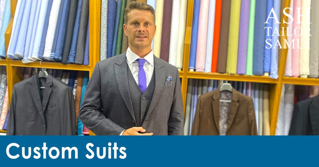 Custom suits from Ash Tailor Samui