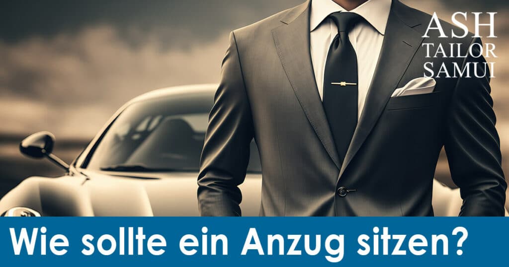 Wie sollte ein Anzug sitzen