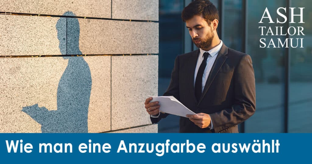 Wie man eine Anzugfarbe auswählt