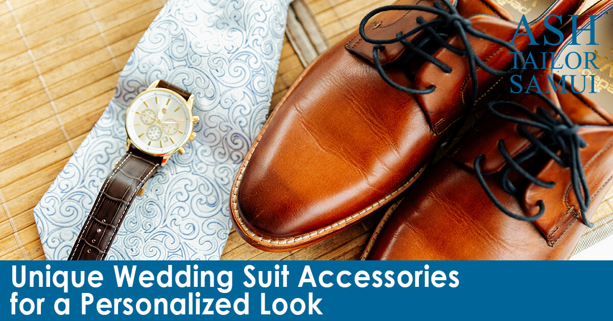 Unique Wedding Suit Accessories for a Personalized Look