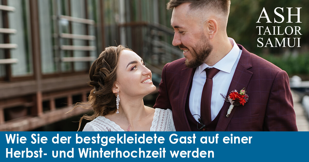 Wie Sie der bestgekleidete Gast auf einer Herbst- und Winterhochzeit werden